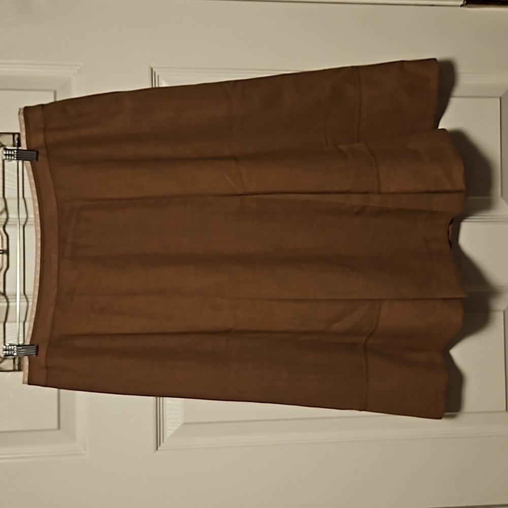 Per Se Wool Pleated Skirt